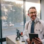 Doctor sitting on his desk smiling in his office | Florida Pest Control serving Gainesville, FL