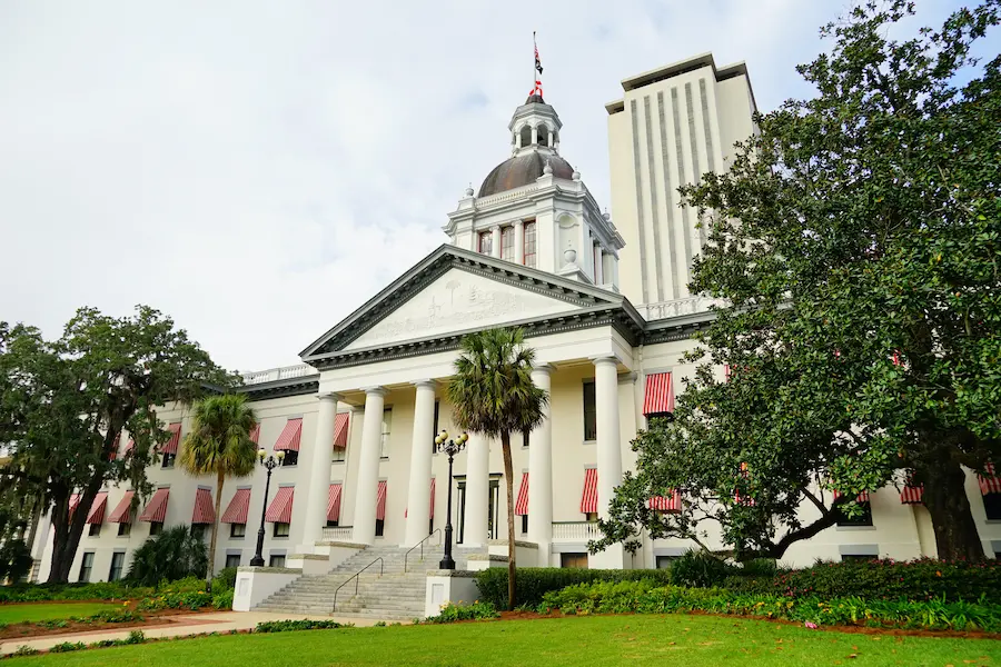 Florida Capitol building in Tallahassee FL